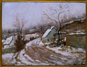 Die alte Straße in Auvers-sur-Oise von Paul  Gachet