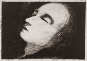 Vincent van Gogh auf seinem Sterbebett