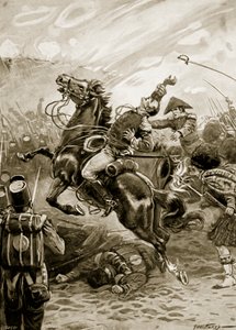 Tod von Sir Edward Pakenham, Illustration aus 