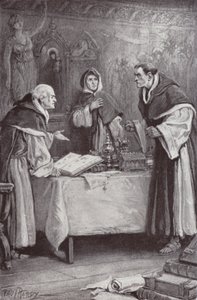 Illustration für The Cloister and The Hearth von Charles Reade von Paul (after) Hardy