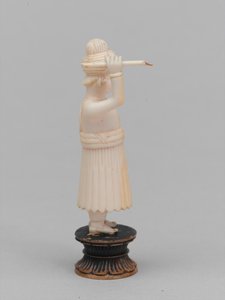 Schwarzer Bauer, Schachfigur, Indien