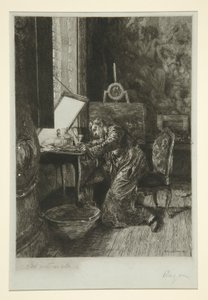 Der Maler von Paul Adolphe Rajon