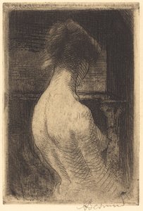 Rücken einer Frau von Paul Albert Besnard