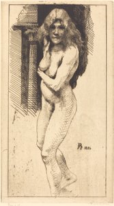Carmen stehend nackt, 1886