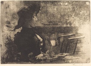 Die Tasse Tee, 1883 von Paul Albert Besnard