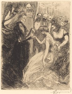 Die Präsentation, 1900 von Paul Albert Besnard