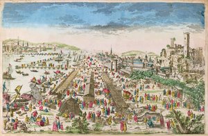 Der Jahrmarkt von Beaucaire und eine Ansicht von Tarascon