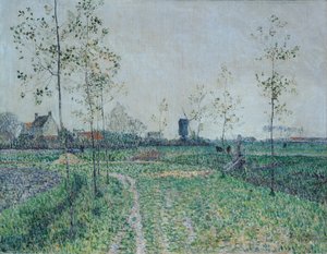 Herbstlandschaft bei Knokke, Belgien