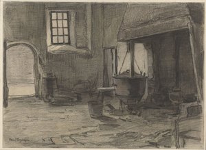 Kamin mit Kesseln von Paul Bodifée