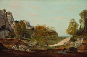 Landschaft bei Saint-André, in der Nähe von Marseille, ca. 1865 von Paul Camille Guigou
