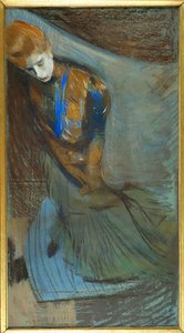 Frau Helleu beim Ausruhen von Paul Cesar Helleu