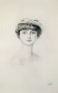 Porträt von Anna de Noailles (1876-1933)
