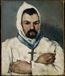 Antoine Dominique Sauveur Aubert (geboren 1817), der Onkel des Künstlers, als Mönch von Paul Cézanne