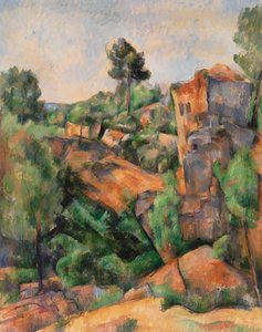 Bibemus-Steinbruch, ca. 1895 von Paul Cézanne