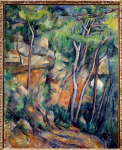 Im Park des schwarzen Schlosses von Paul Cézanne