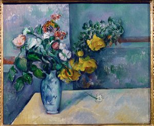 Blumen in einer Vase von Paul Cezanne