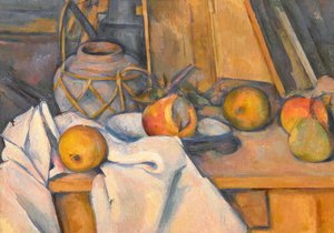 Früchte und Ingwerkrug von Paul Cézanne