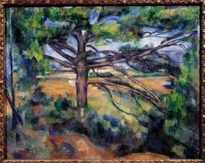 Große Kiefer bei Aix von Paul Cézanne