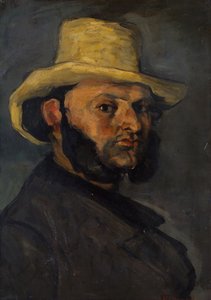Gustave Boyer mit Strohhut