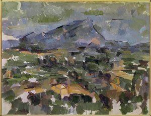 Der Berg Sainte-Victoire von Paul Cézanne