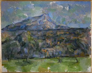 La Montagne Sainte Victoire vue des Lauves von Paul Cezanne