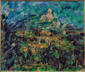 La Montaigne Sainte-Victoire von Paul Cezanne