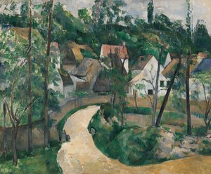 Die kurvenreiche Straße von Paul Cézanne