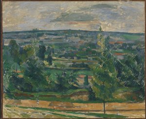Landschaft bei Jas de Bouffan von Paul Cézanne