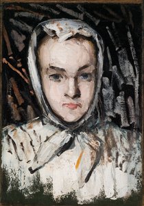 Marie Cézanne, die Schwester des Künstlers (recto), Die Mutter des Künstlers (verso) von Paul Cézanne