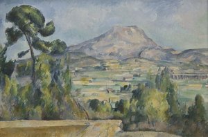 Montagne Sainte-Victoire von Paul Cézanne