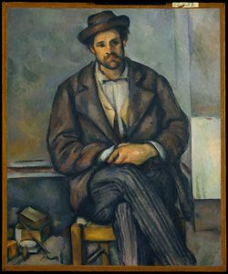 Sitzender Bauer von Paul Cézanne