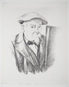 Selbstporträt von Paul Cézanne