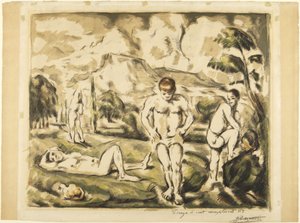Die Badenden von Paul Cézanne