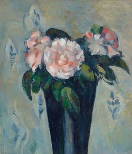 Die dunkelblaue Vase, ca. 1880 von Paul Cezanne
