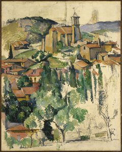 Das Dorf Gardanne von Paul Cézanne