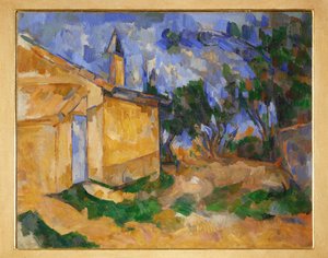 Das Häuschen von M. Jourdan von Paul Cezanne