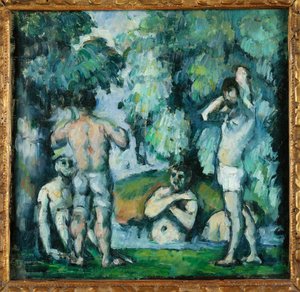 Die fünf Badenden von Paul Cezanne