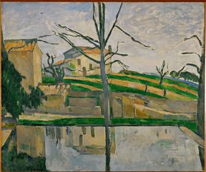 Der Teich vor dem Jas de Bouffan von Paul Cezanne