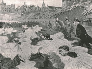 In Eile, den König und die Königin die Abtei verlassen zu sehen, 1902