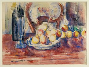 Äpfel, Flasche und Stuhllehne, ca. 1904-06