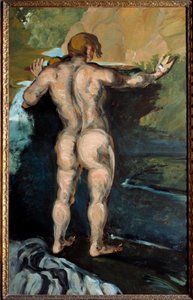 Badende und Felsen von Paul Cézanne