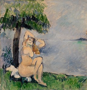 Badende am Meeresufer von Paul Cézanne