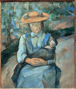 Mädchen mit Puppe