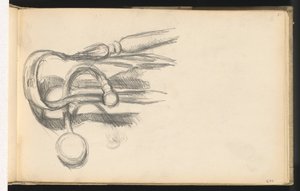 Kaminzange und Schürhaken von Paul Cézanne
