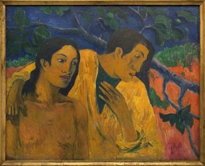 Flucht (Tahitianische Idylle) von Paul Cézanne