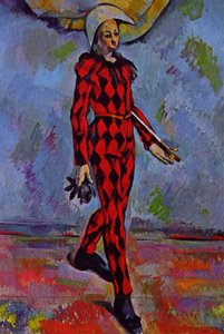 Harlekin von Paul Cézanne