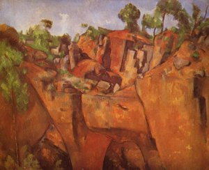 Der Steinbruch Bibémus von Paul Cézanne