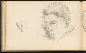 Kopf eines Jungen von Paul Cézanne