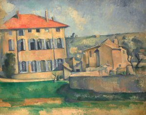 Haus in Aix von Paul Cézanne