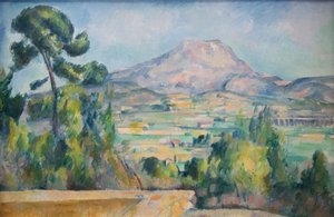 La Montagne Sainte-Victoire von Paul Cézanne